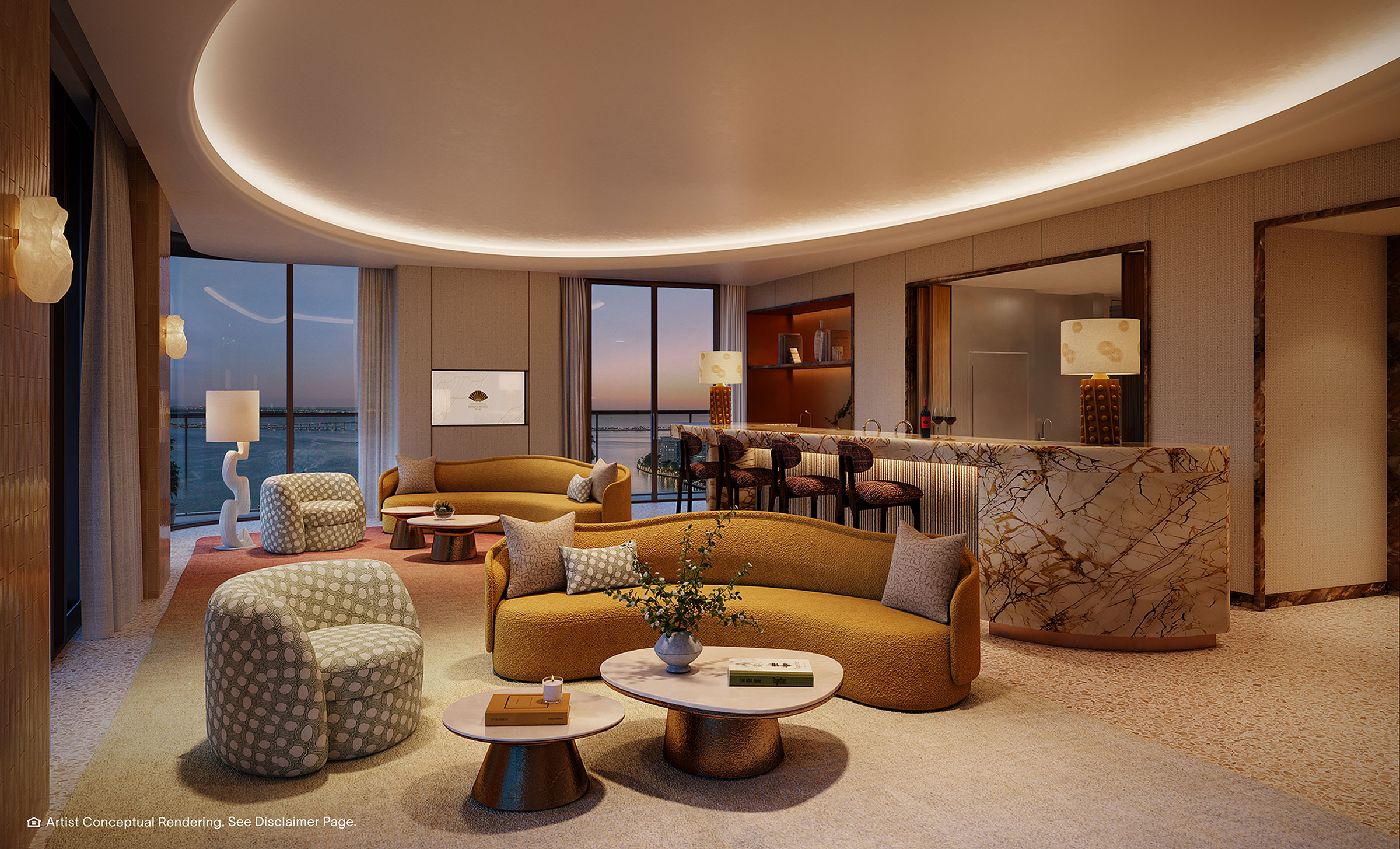North Tower at The Residences at Mandarin Oriental, Miami, Private Residence 02